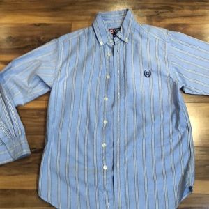Boys Chaps button down long sleeve shirt. Sz 10/12